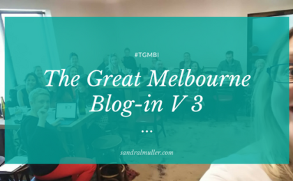The Great Melbourne Blog in V3 - a write up of the event