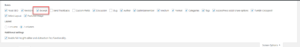 Screen options in WordPress
