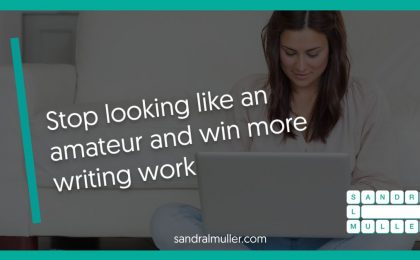 Stop looking like an amateur and win more writing work